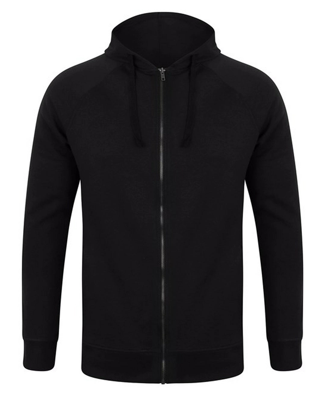 Skinni Fit SF526 SF Unisex Slim Fit Zip Hooded Sweatshirt - COOZO