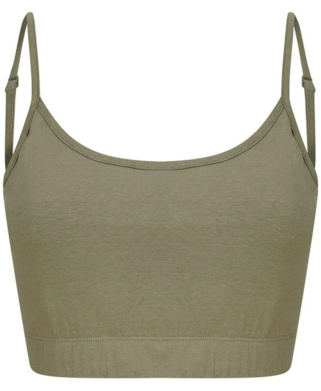 ST230 SF Ladies Sustainable Cropped Cami Vest Top - Khaki - XS-KHAXS