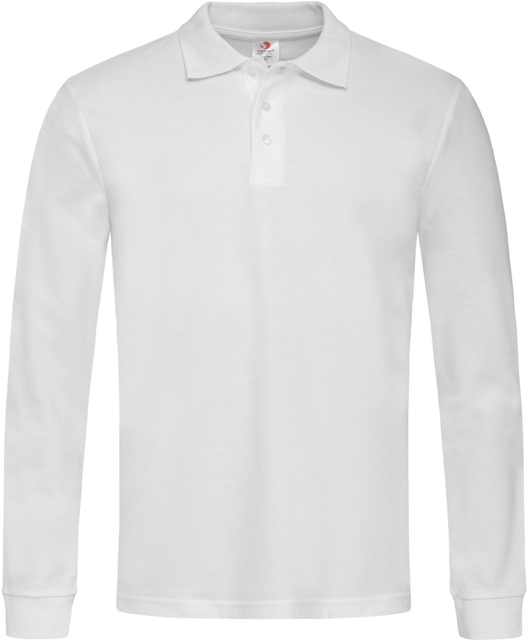 Stedman ST3400 Adult Classic Long Sleeve Cotton Polo Shirt - COOZO