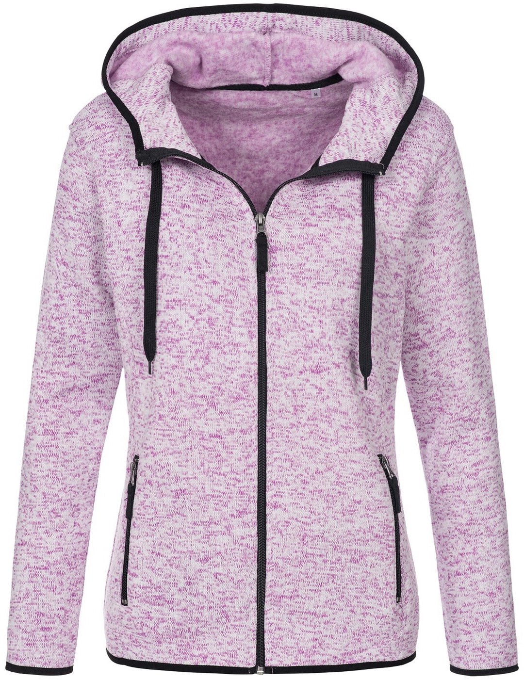 Stedman ST5950 Ladies Knit Hooded Full Zip Fleece - COOZO