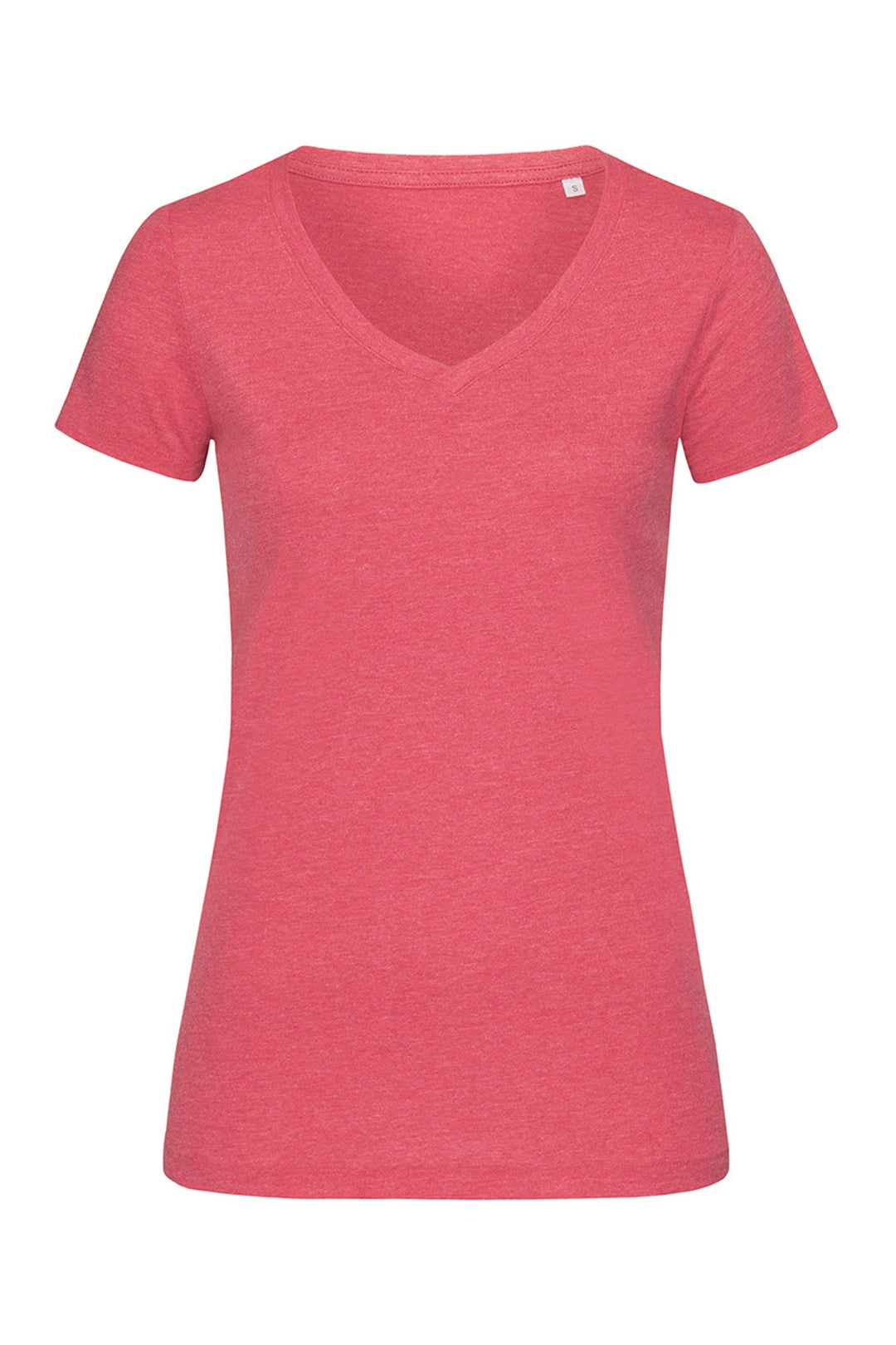 Lisa Melange V-Neck T-Shirt 145gsm Ladies - COOZO