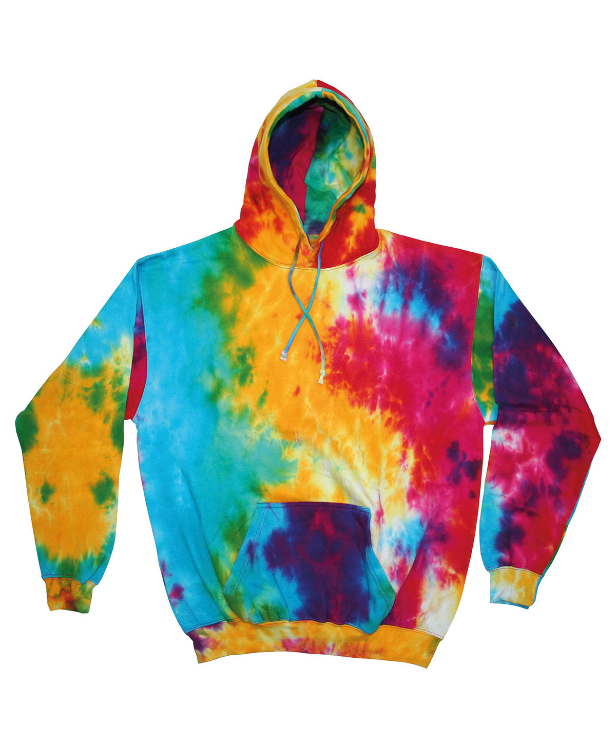 Rainbow tie-dye hoodie - COOZO