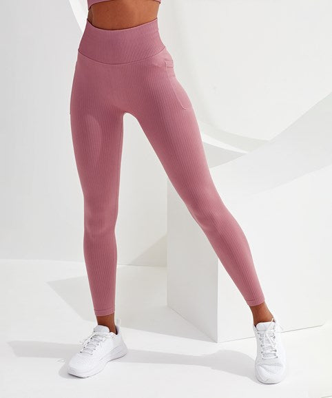 COOZO-Women's TriDri ribbed seamless 3D fit multi-sport leggings (TR211)