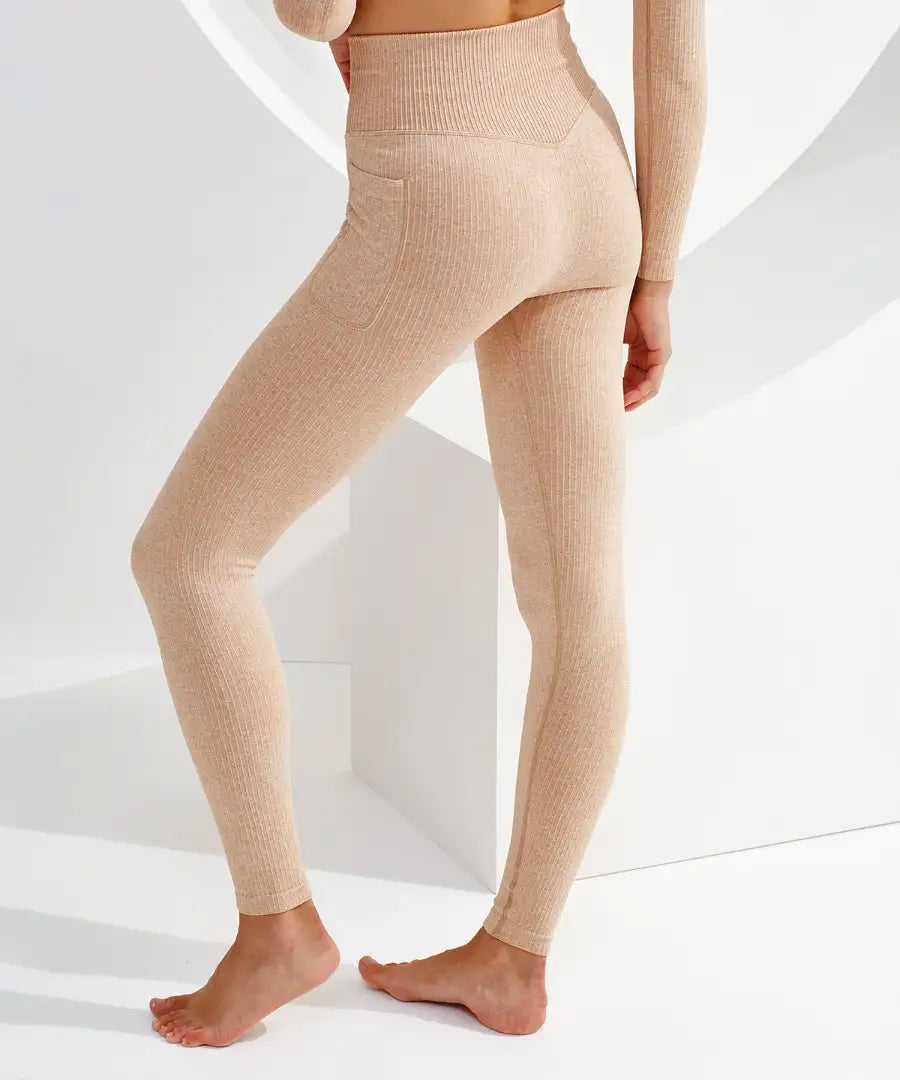COOZO-Women's TriDri ribbed seamless 3D fit multi-sport leggings (TR211)