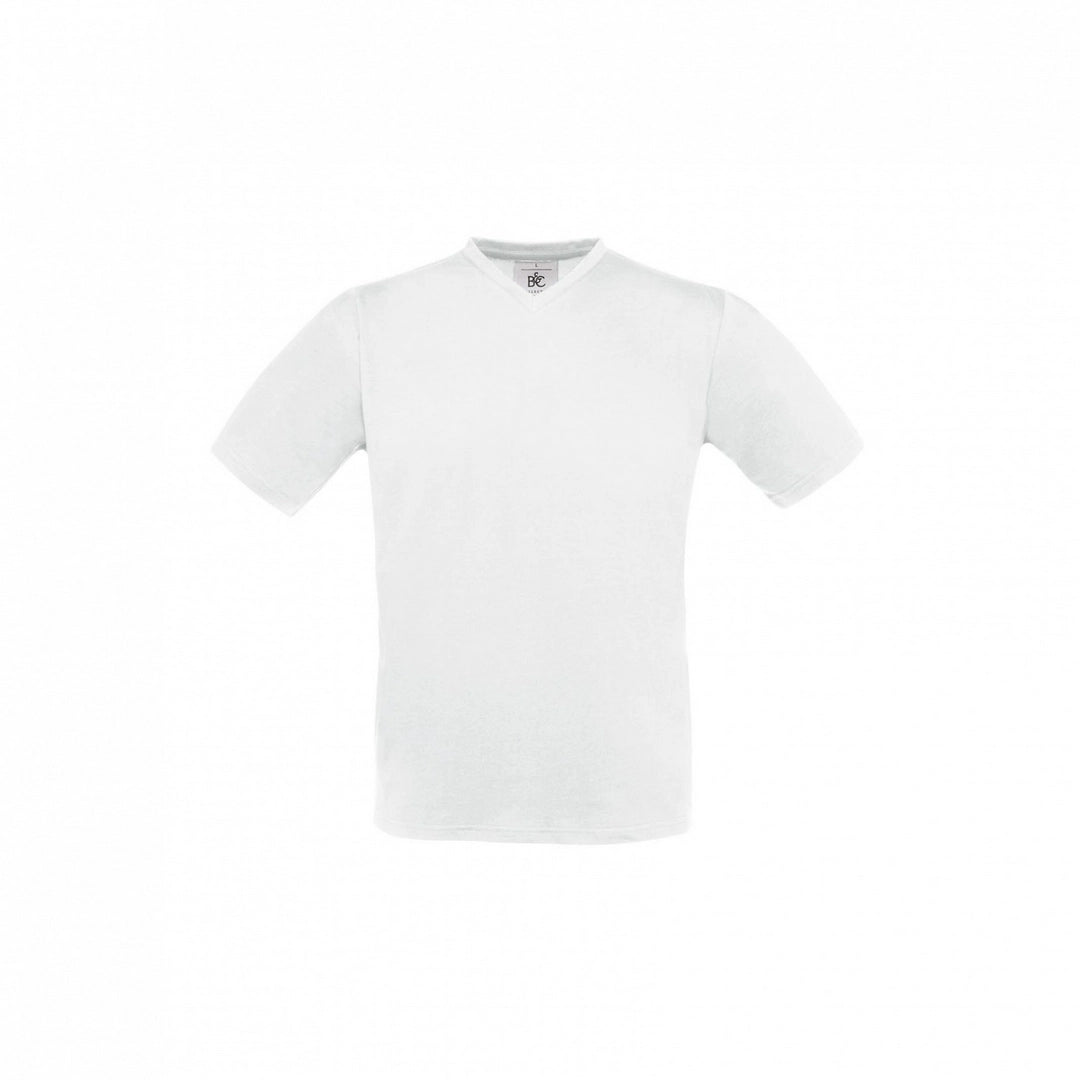 B&C TU006 Mens Exact V-Neck T-Shirt - COOZO