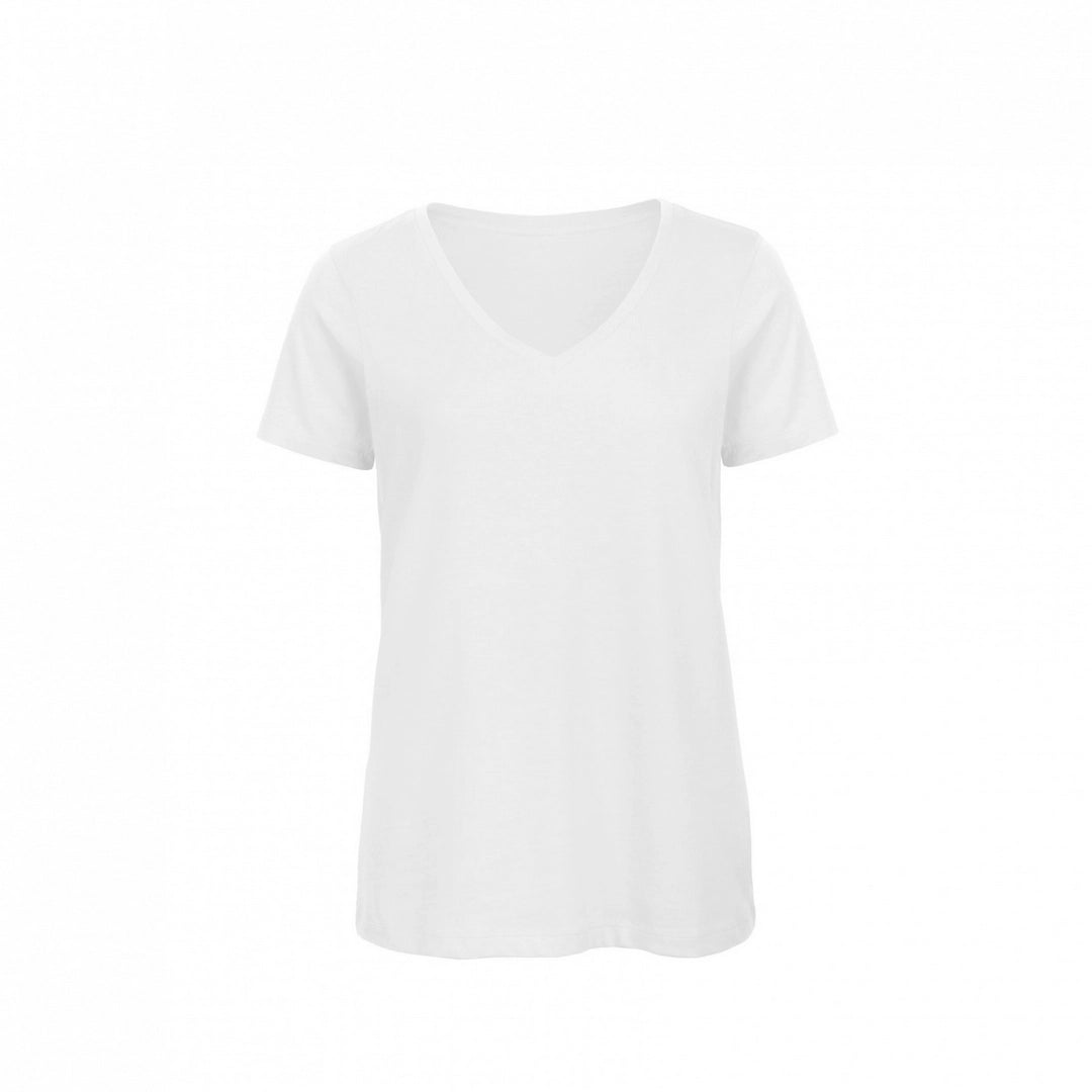 B&C TW045 Ladies Organic Inspire V-Neck T-Shirt - COOZO