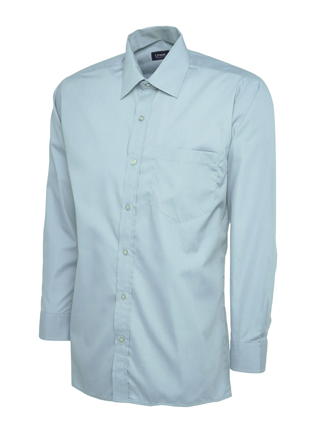 Uneek Lime Large (16) Mens Poplin Full Sleeve Shirt (UC709) Main color - COOZO
