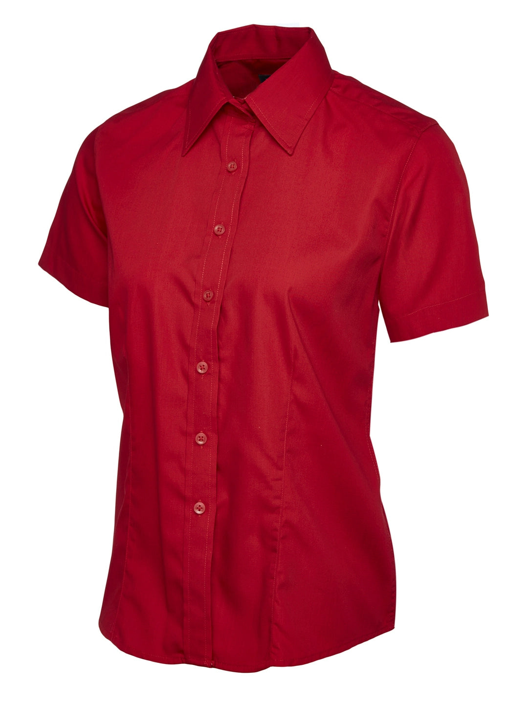Uneek Clothing UC712 Ladies Poplin Short Sleeve Shirt - COOZO