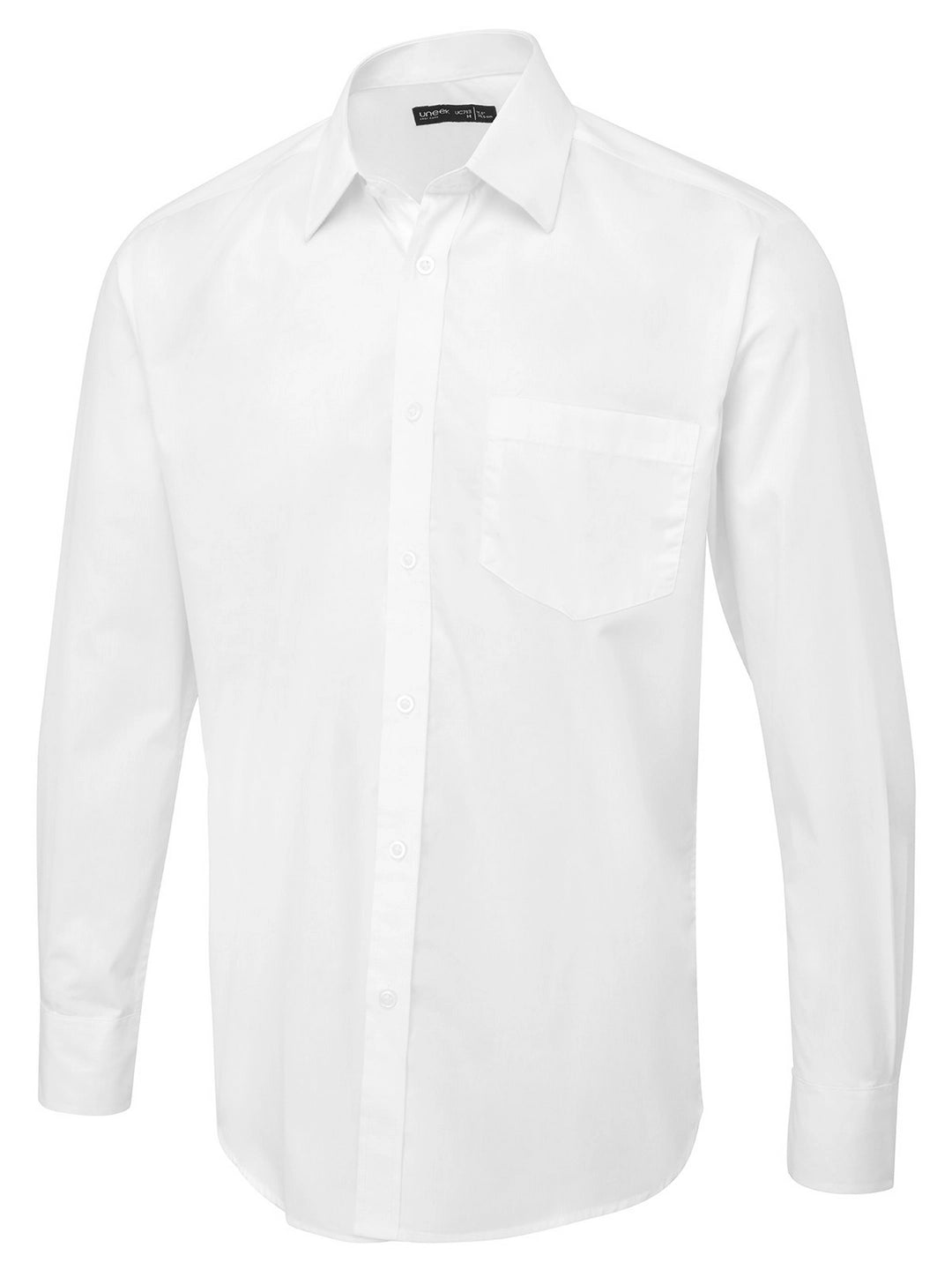 Uneek Clothing UC713 Men's Long Sleeve Poplin Shirt - COOZO
