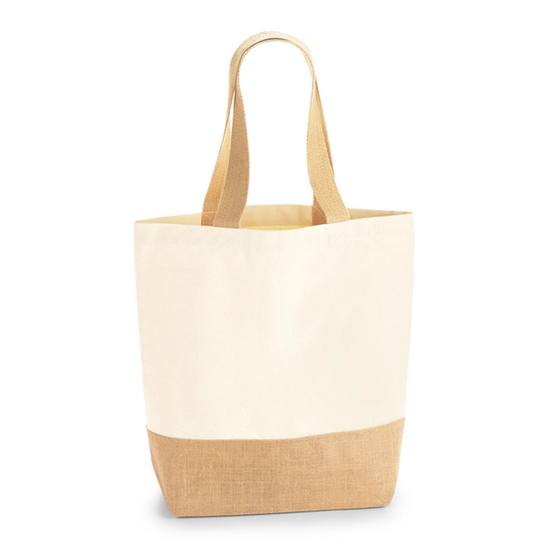 Westford Mill W450 Jute Base Canvas Shopper - COOZO
