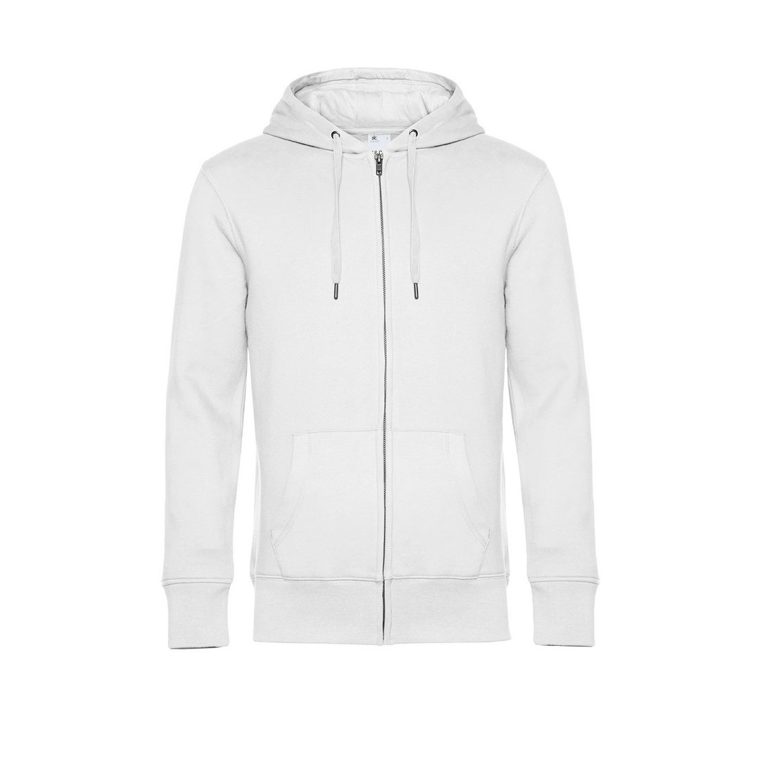 B&C WU03K Mens King Zipped Hooded Sweat - COOZO