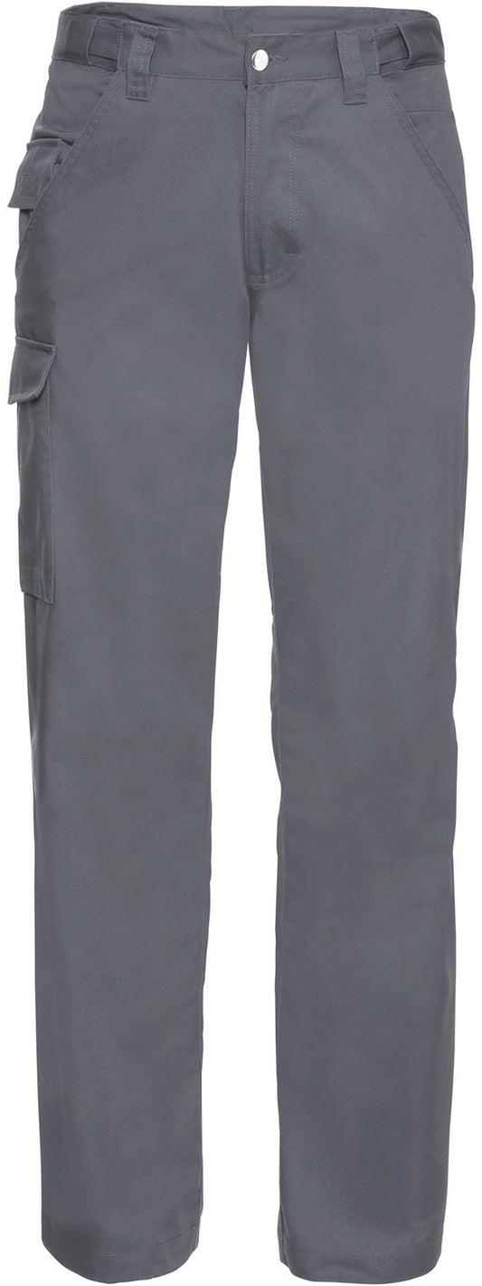 Russell 001M Twill Polycotton Work Trousers 260gsm - COOZO