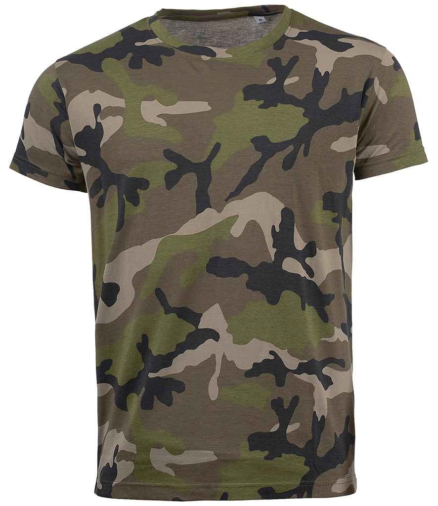 SOLS SOL01188 SOL'S Camo T-Shirt - COOZO