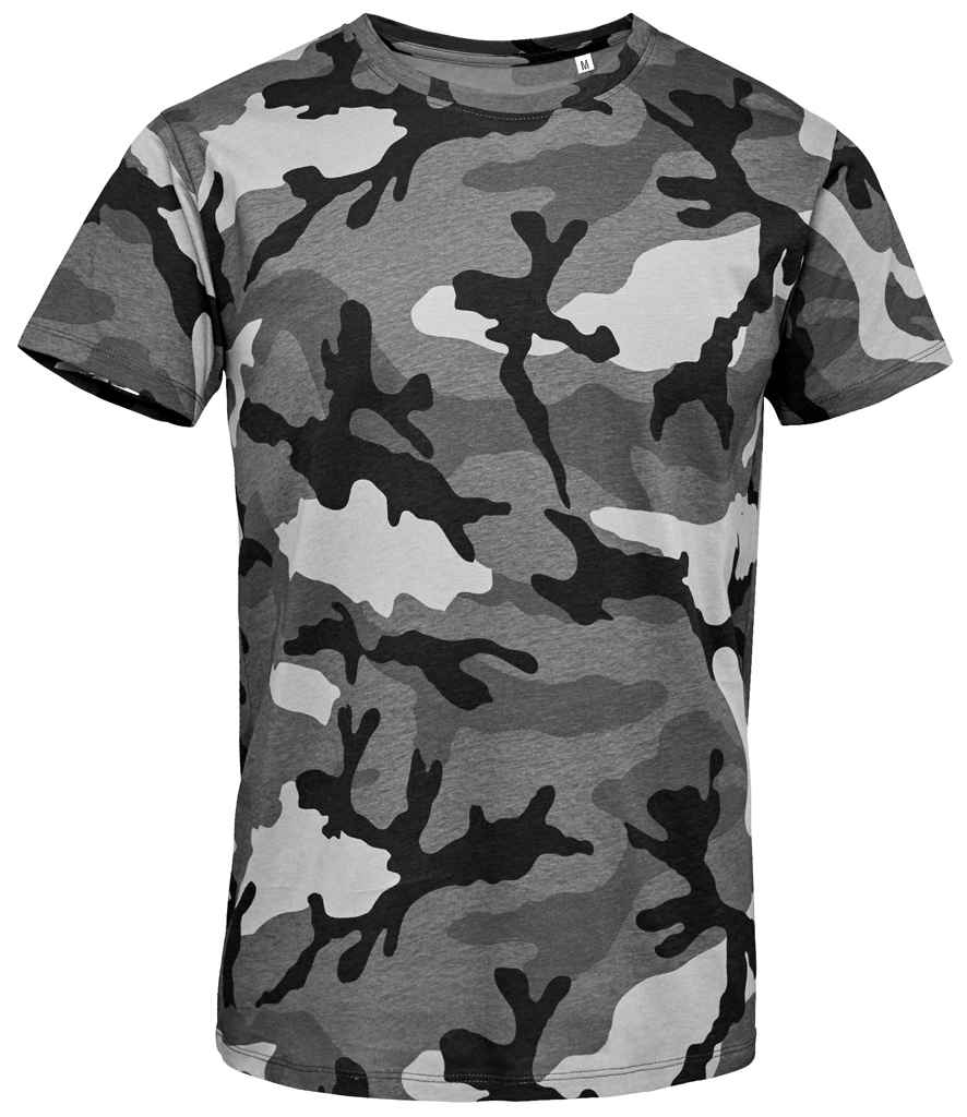 SOLS SOL01188 SOL'S Camo T-Shirt - COOZO