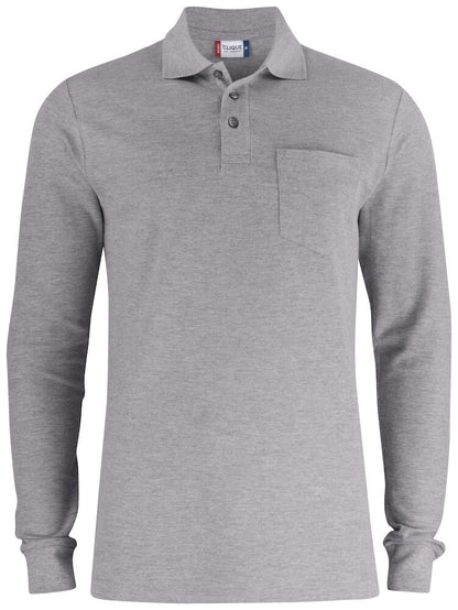 Clique 028235 Basic Polo Pocket L/S - COOZO