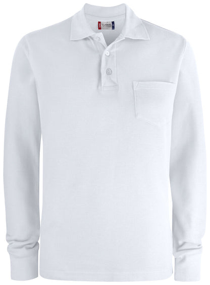 Clique 028235 Basic Polo Pocket L/S - COOZO