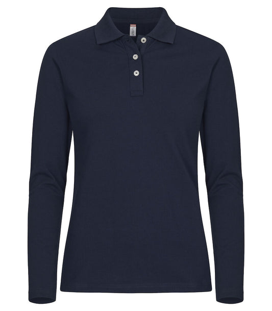 Clique 028263 Stretch Premium Polo L/S Women - COOZO