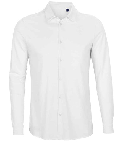 Neoblu 03777 Basile Organic Cotton Long Sleeve Piqu¨¦ Shirt - COOZO