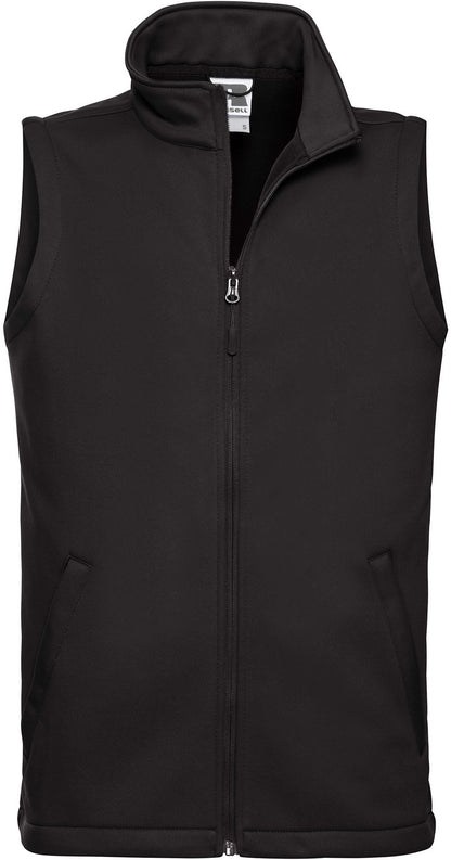 Russell 041M Wind resistant and breathable Smart Softshell Bodywarmer Gilet 315gsm Woven polyester outer - COOZO