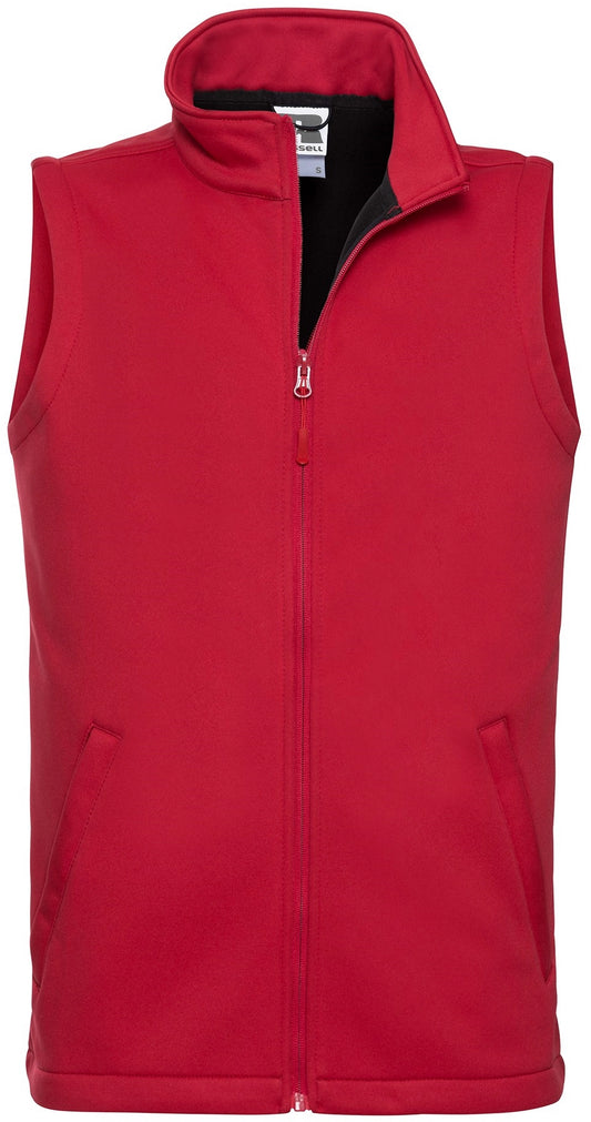 Russell 041M Wind resistant and breathable Smart Softshell Bodywarmer Gilet 315gsm Woven polyester outer - COOZO