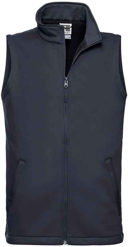 Russell 041M Wind resistant and breathable Smart Softshell Bodywarmer Gilet 315gsm Woven polyester outer - COOZO