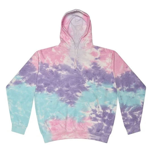 Colortone Rainbow tie-dye hoodie TD31M - COOZO