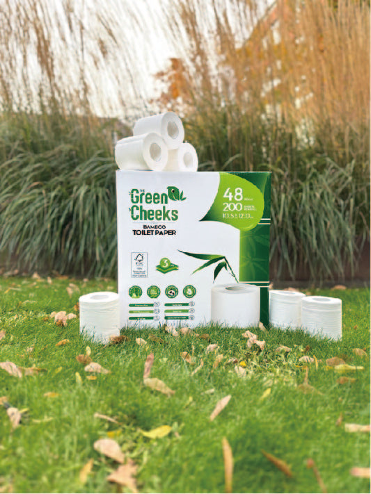 The Green Cheeks TGRNCKS Recycled Bamboo Toilet Paper