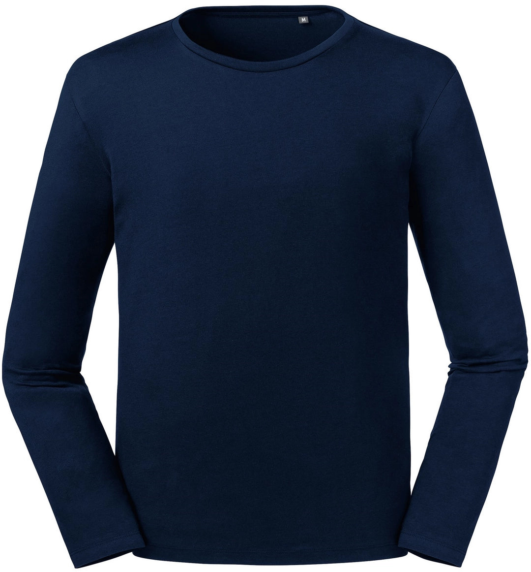 Russell 100M Pure Organic Shaped fit Long Sleeved T-Shirt 160gsm - COOZO