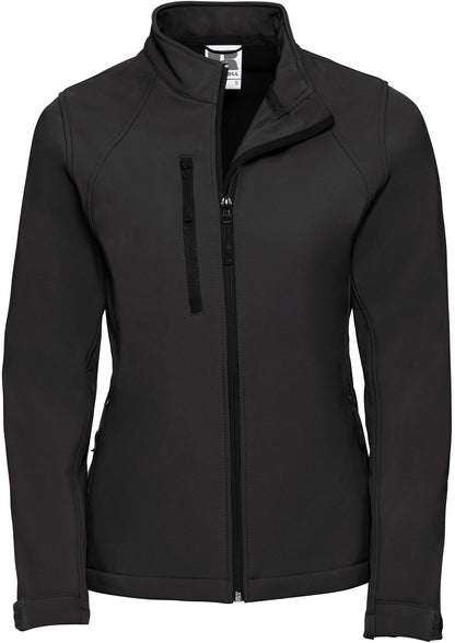 Russell 140F Feminine Fit Windproof Waterproof Ladies' Softshell Jacket - COOZO
