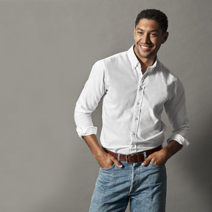 COOZO-Oxford Slim fit Man
