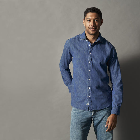 COOZO-Denim Slim Fit Man