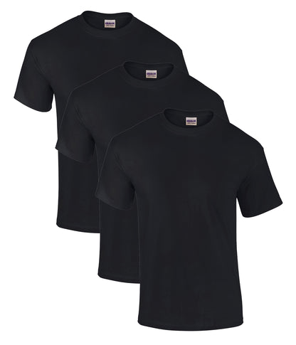 Gildan 2000 Unisex Ultra Cotton Crew Necked T-Shirt 205gsm 100% Cotton (pack of 3) - COOZO