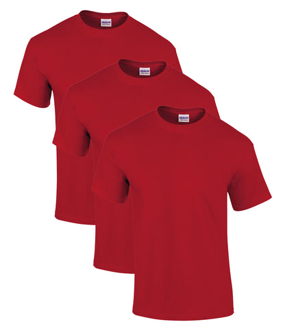 Gildan 2000 Unisex Ultra Cotton Crew Necked T-Shirt 205gsm 100% Cotton (pack of 3) - COOZO