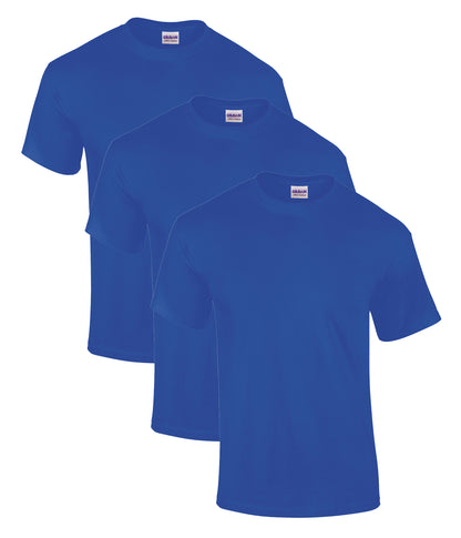 Gildan 2000 Unisex Ultra Cotton Crew Necked T-Shirt 205gsm 100% Cotton (pack of 3) - COOZO
