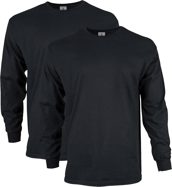 Gildan 2400 Ultra Cotton Long Sleeved T-Shirt 205gsm (pack of 2) - COOZO