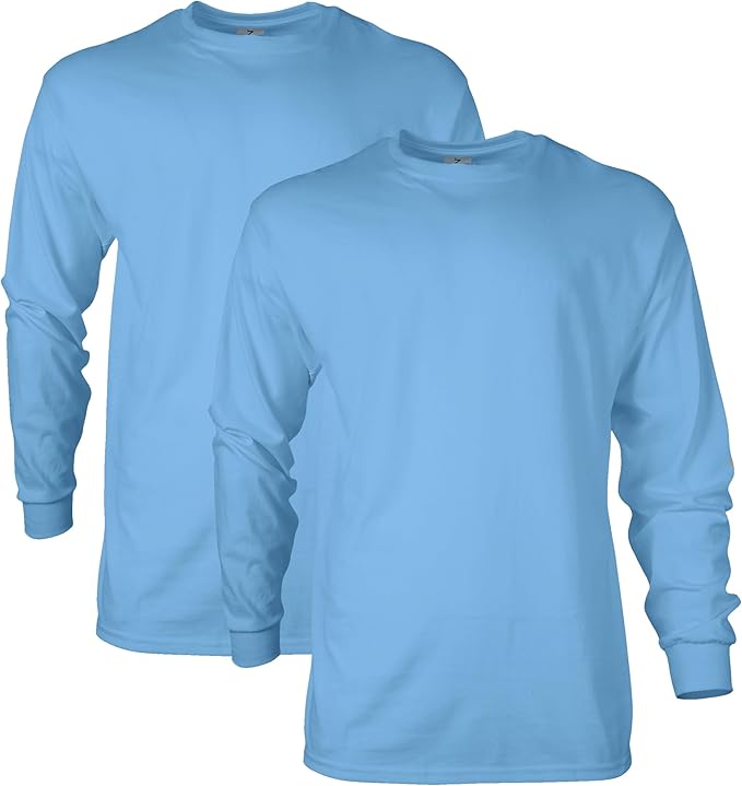 Gildan 2400 Ultra Cotton Long Sleeved T-Shirt 205gsm (pack of 2) - COOZO