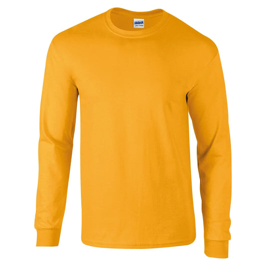 Gildan 2400 Ultra 100% Cotton Heavyweight Long Sleeve T-Shirt Large Size - COOZO