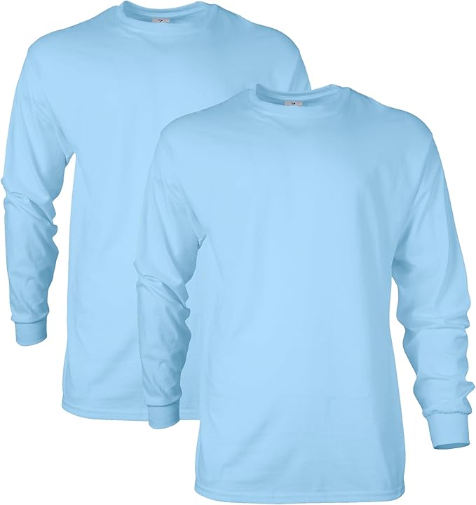 Gildan 2400 Ultra Cotton Long Sleeved T-Shirt 205gsm (pack of 2) - COOZO
