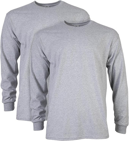 Gildan 2400 Ultra Cotton Long Sleeved T-Shirt 205gsm (pack of 2) - COOZO