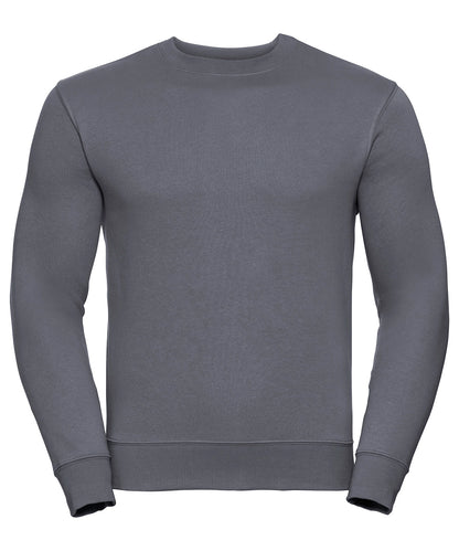 Russell 262M Authentic Set In Sweatshirt Crew Neck 280gsm Dark color - COOZO