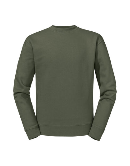 Russell 262M Authentic Set In Sweatshirt Crew Neck 280gsm Dark color - COOZO