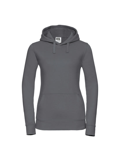Russell 265F Ladies Authentic Hooded Sweatshirt Drop shoulder style - COOZO
