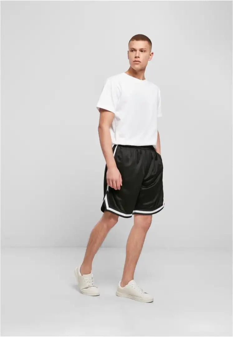 COOZO-Coozo Two-tone mesh shorts (BY047)