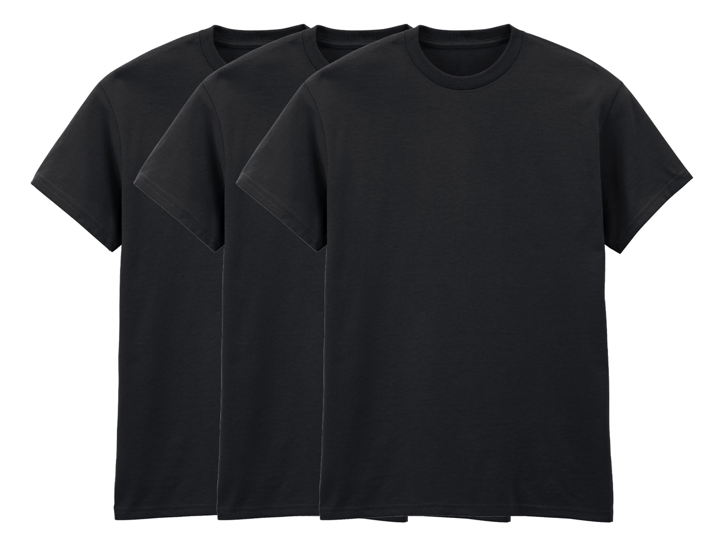 Gildan 5000 Pack of 3 Men's Heavy Cotton T-Shirts 180gsm - COOZO