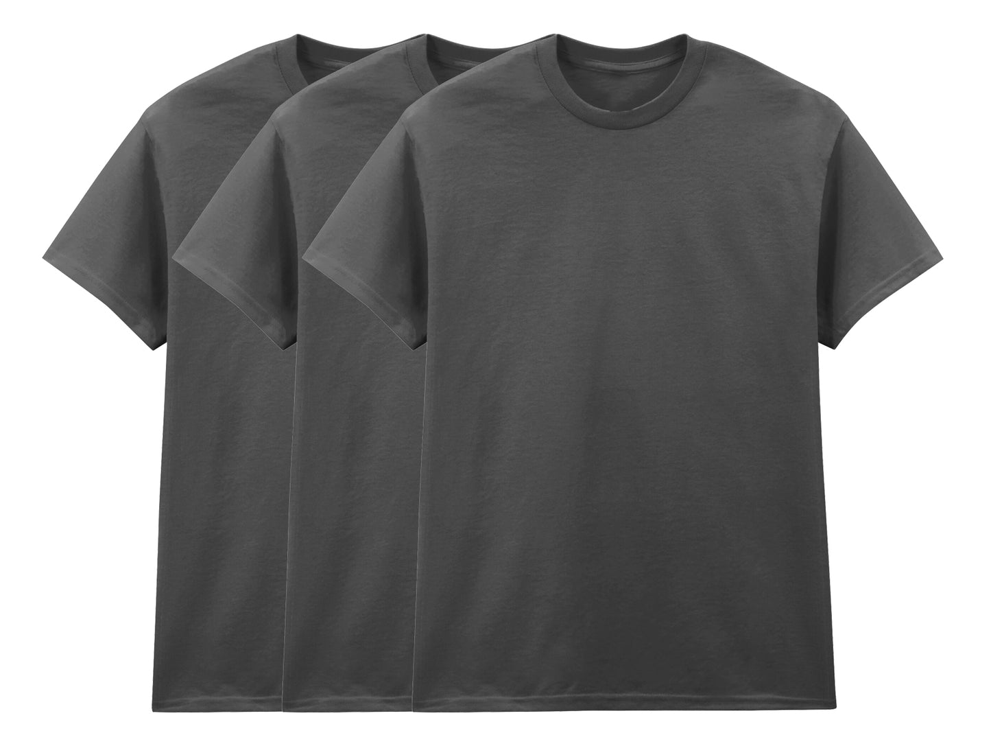 Gildan 5000 Pack of 3 Men's Heavy Cotton T-Shirts 180gsm - COOZO