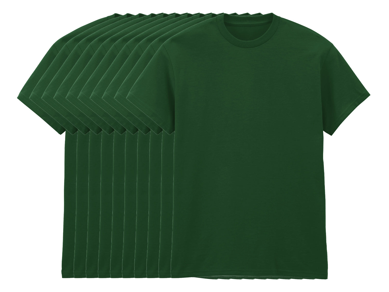 Gildan 5000 Pack of 10 Men's Heavy Cotton T-Shirts 180gsm - COOZO
