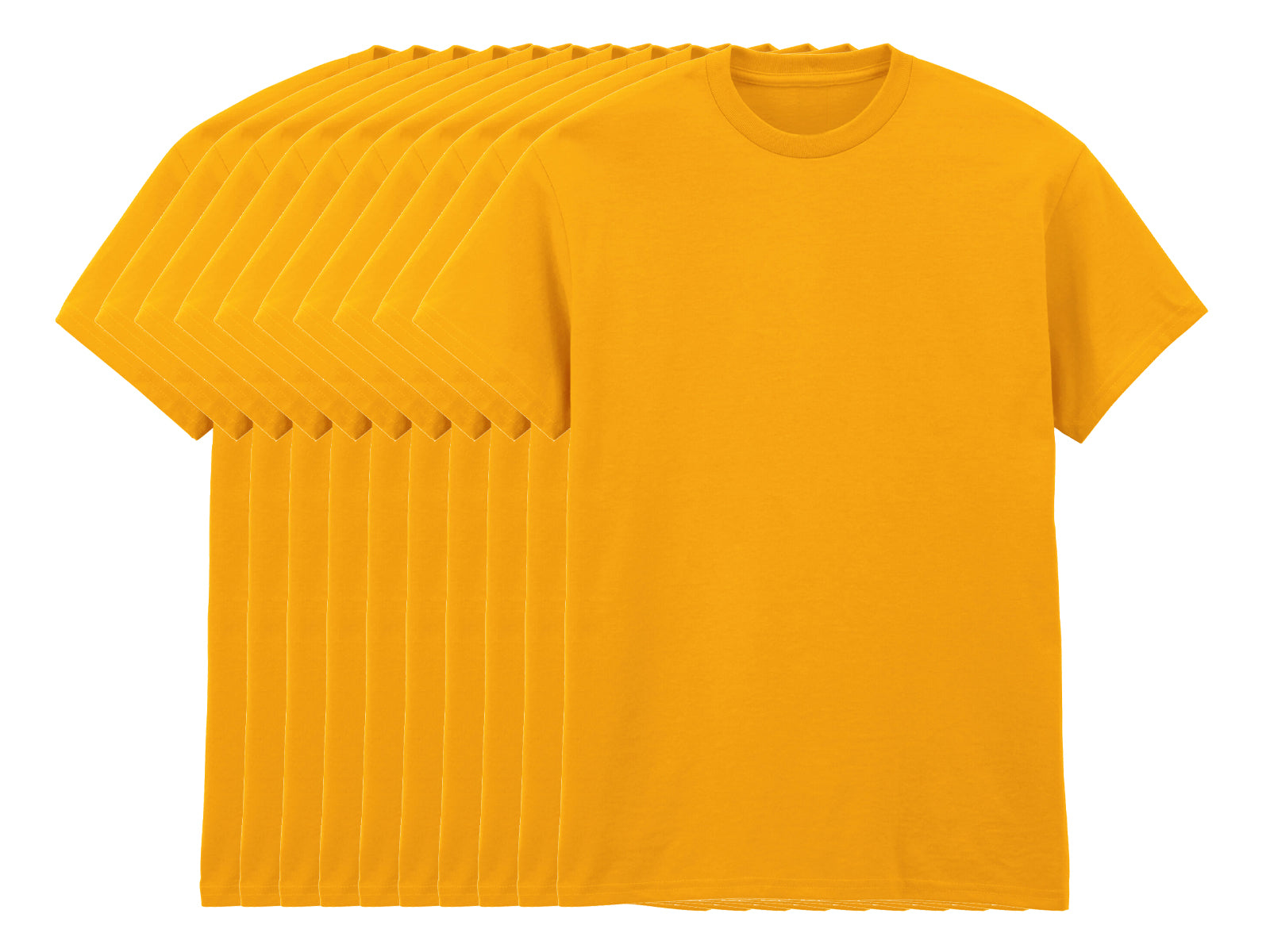 Gildan 5000 Pack of 10 Men's Heavy Cotton T-Shirts 180gsm - COOZO