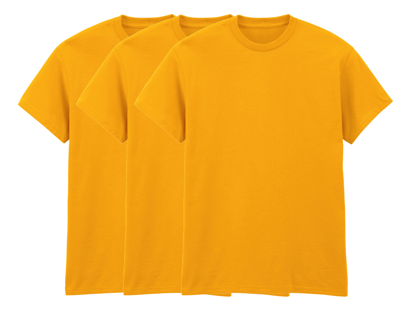 Gildan 5000 Pack of 3 Men's Heavy Cotton T-Shirts 180gsm - COOZO