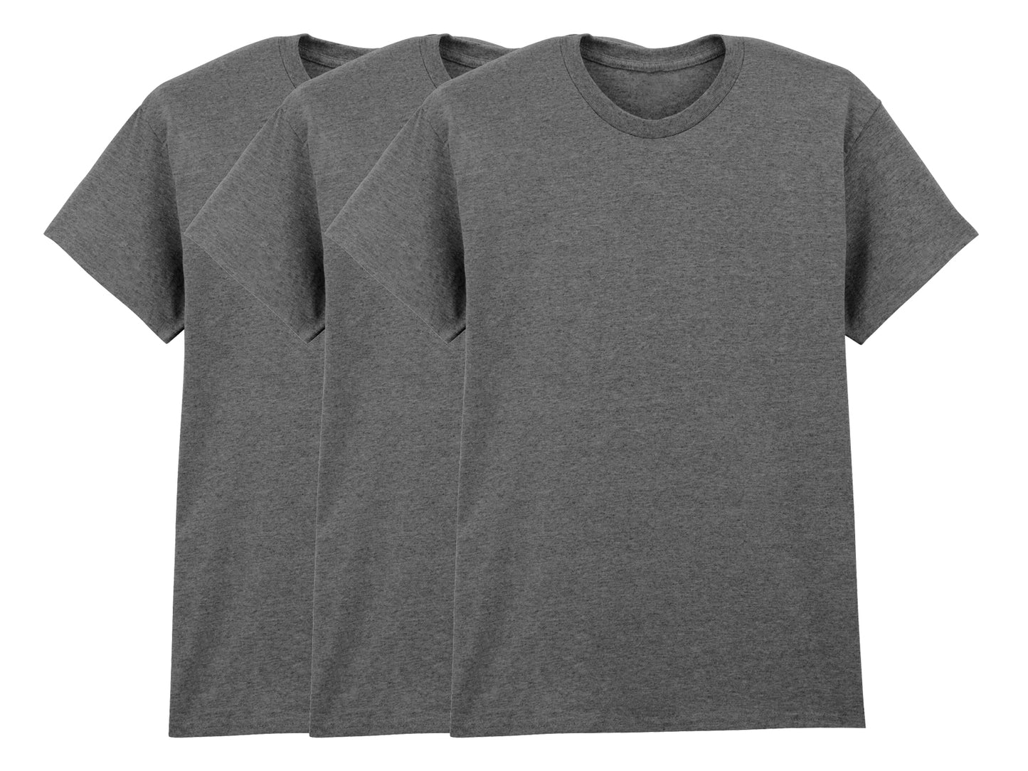Gildan 5000 Pack of 3 Men's Heavy Cotton T-Shirts 180gsm - COOZO
