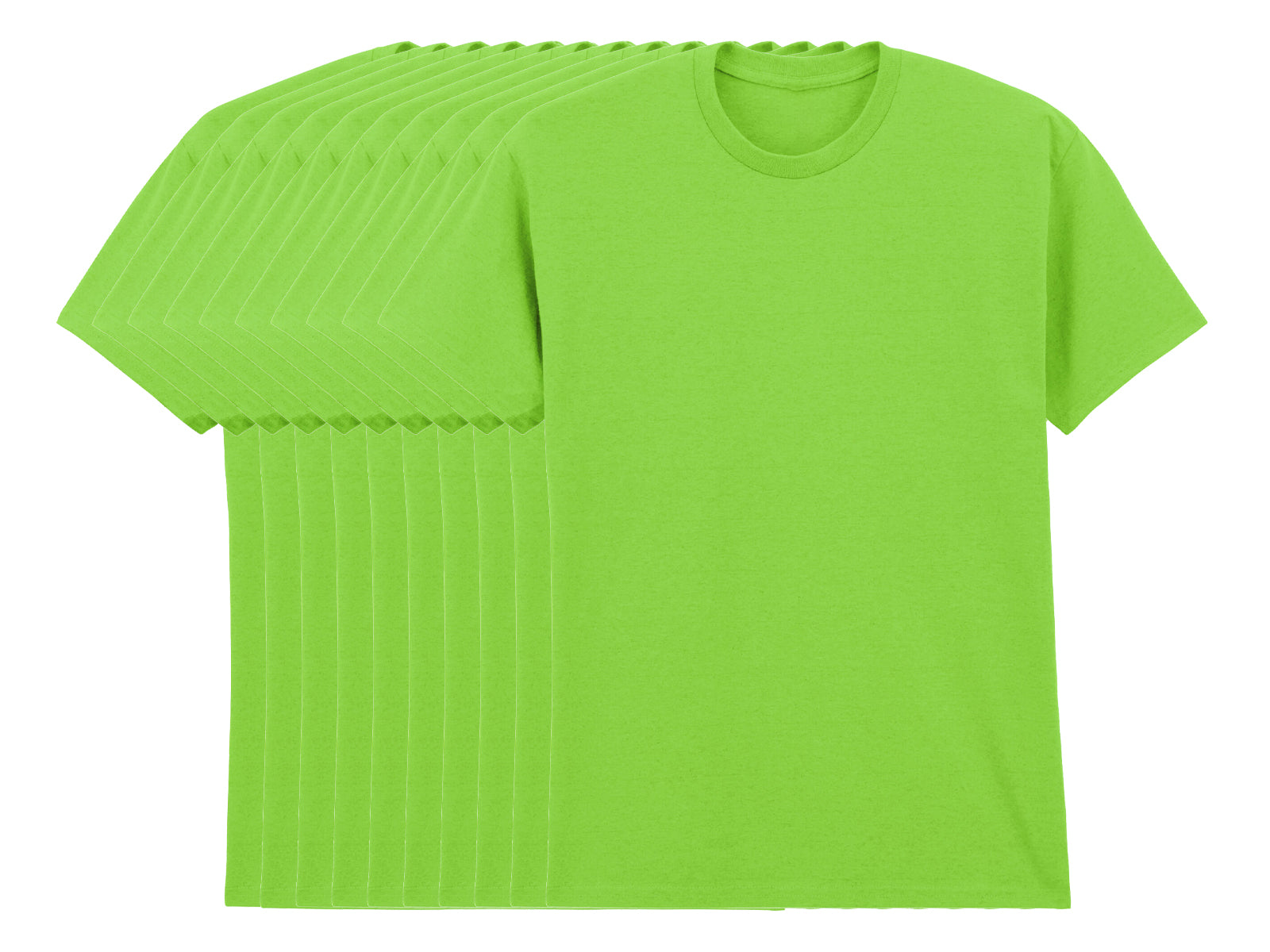 Gildan 5000 Pack of 10 Men's Heavy Cotton T-Shirts 180gsm - COOZO